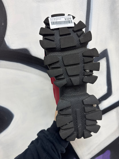 Prada Red Black Cloudbust Sneakers