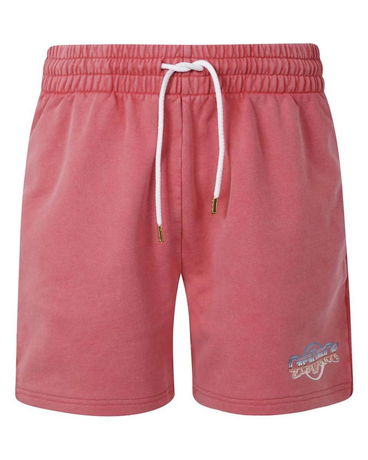 Casablanca Chrome Printed Red Sweat Shorts