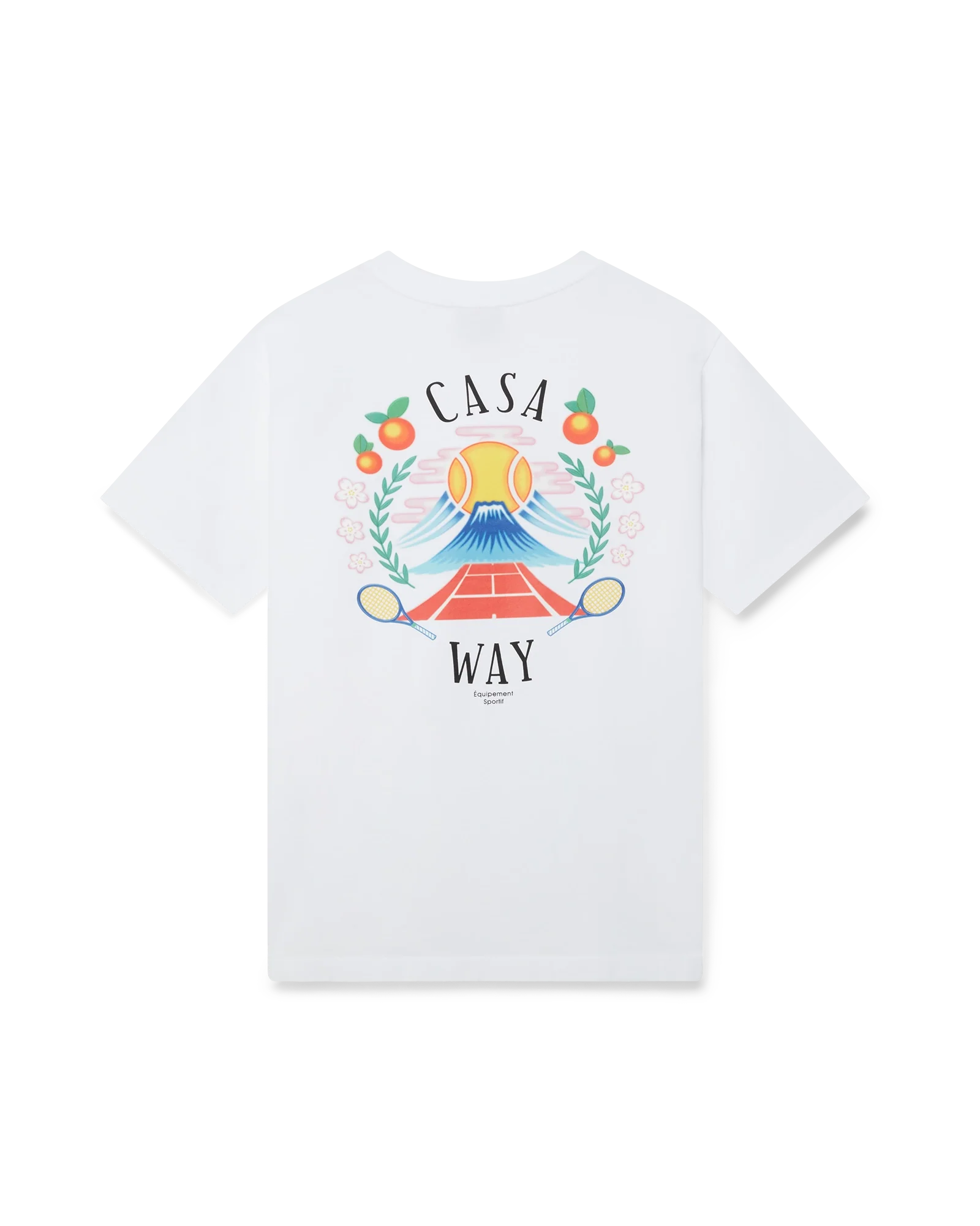 Casablanca Casa Way 'Mountain' White Tee