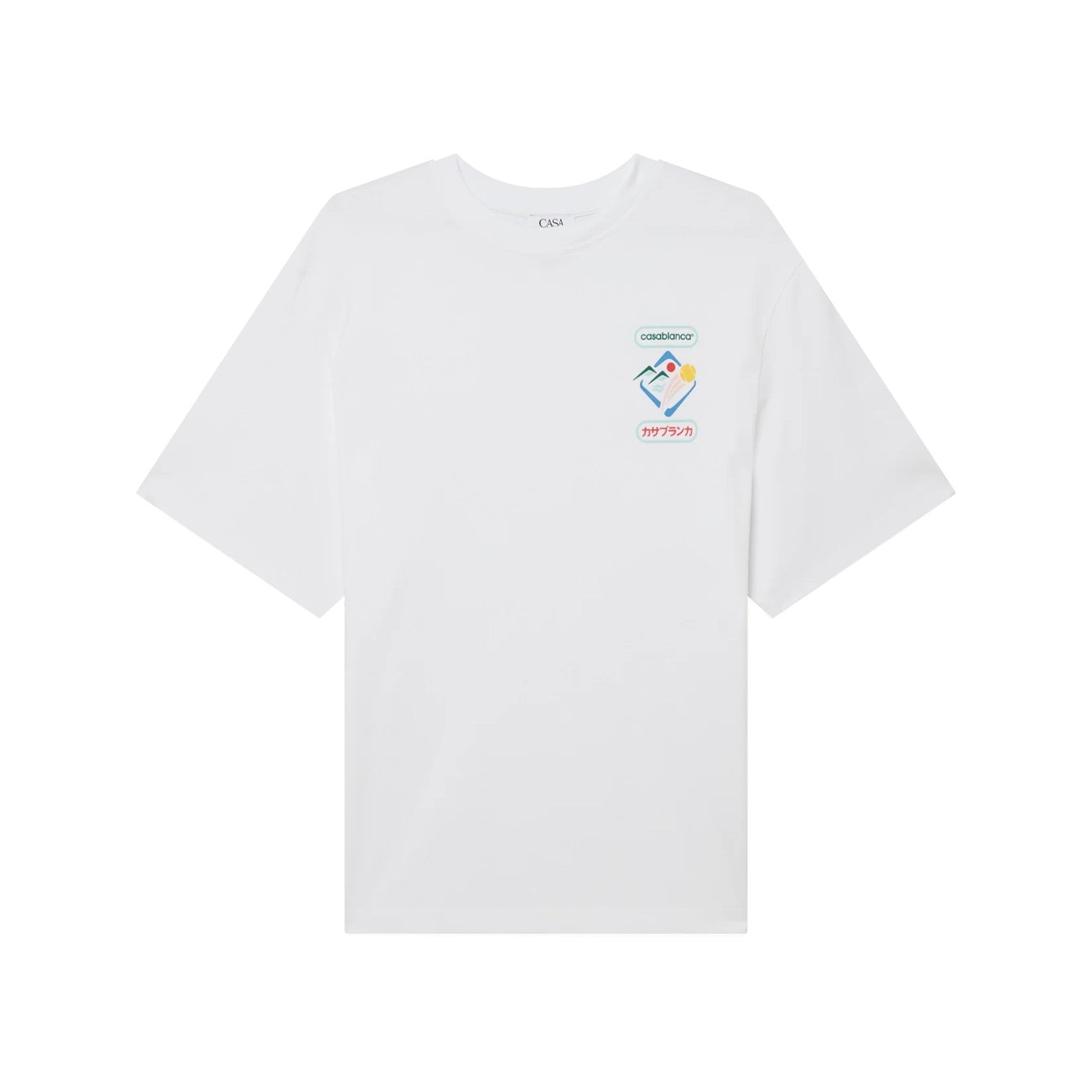 Casablanca 'Montagne Sportif' White Tee