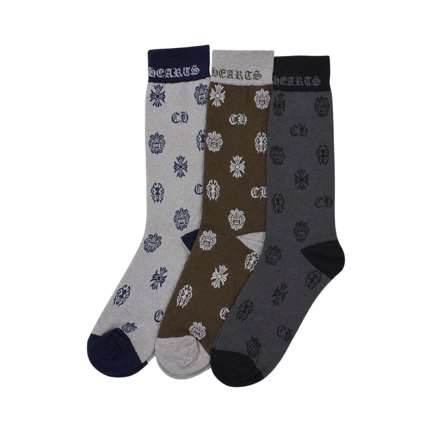 Chrome Hearts 'Multi Logo' Assorted Color Socks