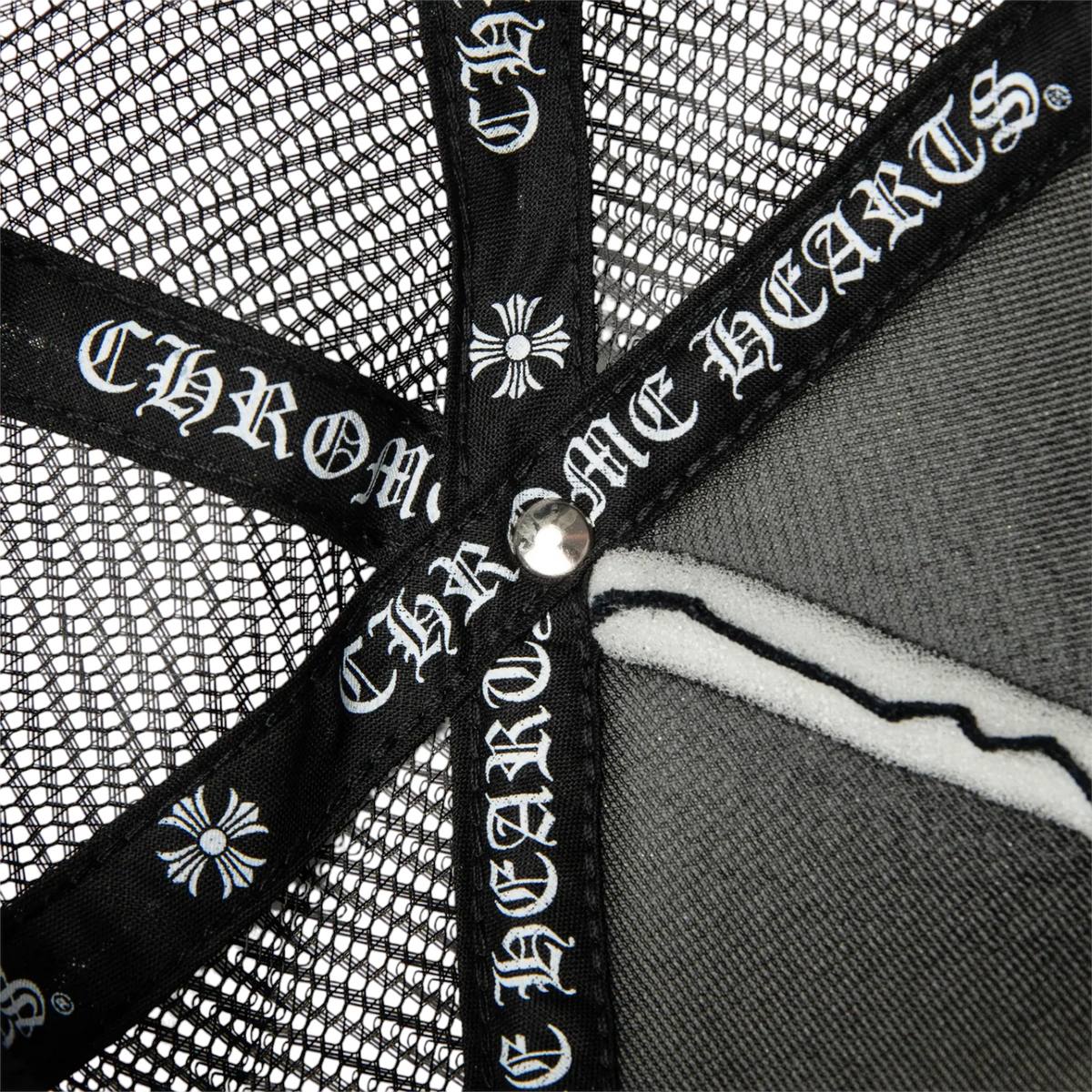 Chrome Hearts Black CH Las Vegas Trucker Hat