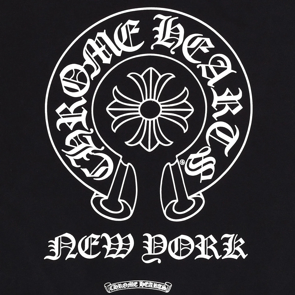 Chrome Hearts Black New York Horseshoe Hoodie