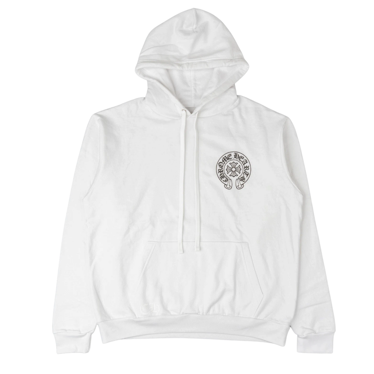 Chrome Hearts White Black Horseshoe Miami Hoodie