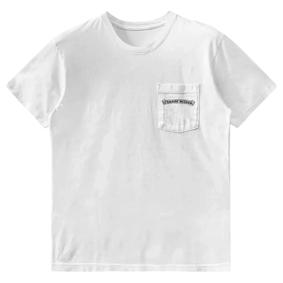 Chrome Hearts White T-Bar USA Shoulder Logo Tee