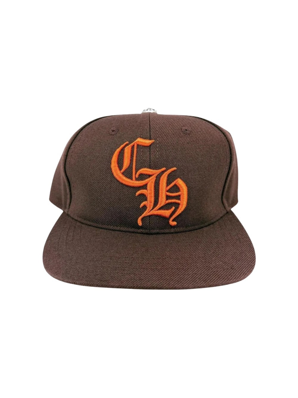 Chrome Hearts 'CH Logo' Brown & Orange Trucker Hat