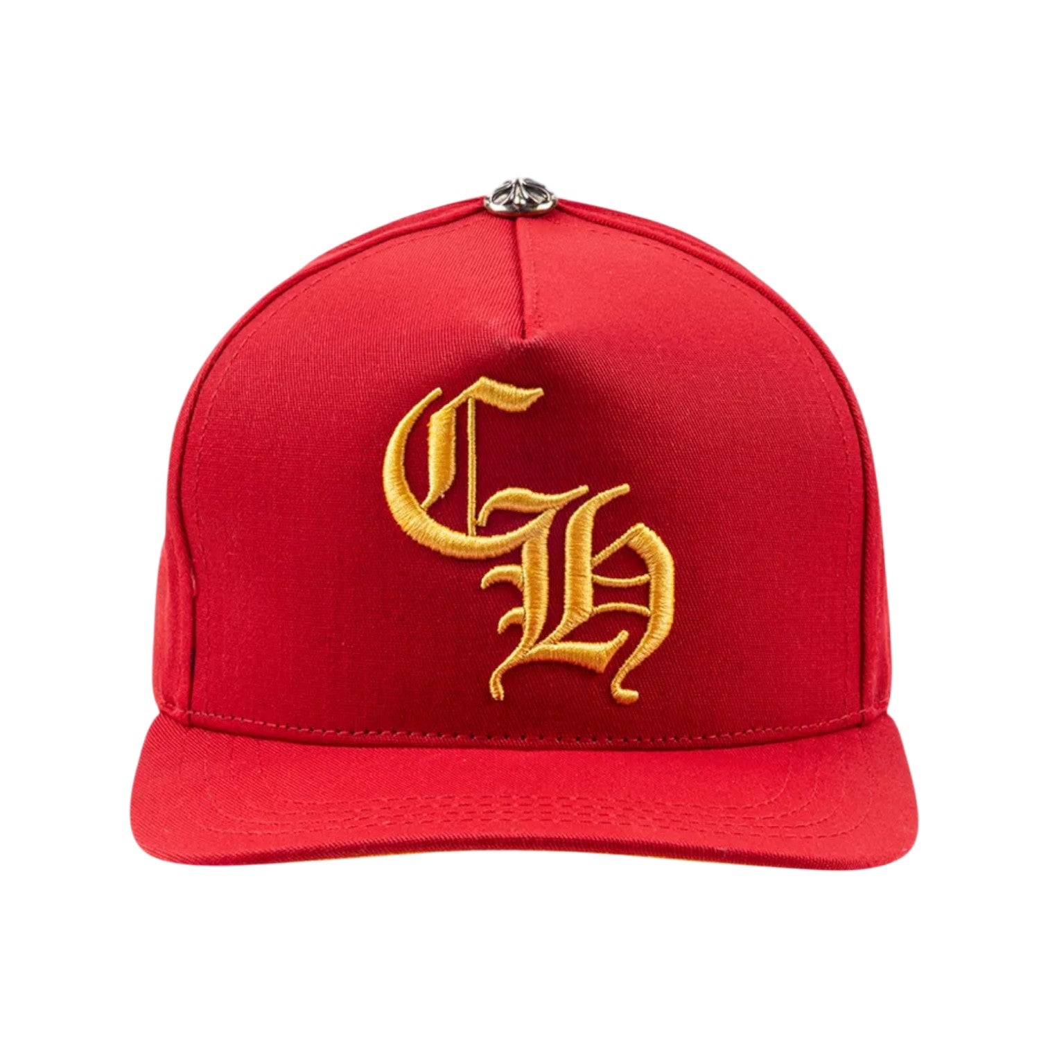 Chrome Hearts 'CH Logo' Red & Yellow Hat