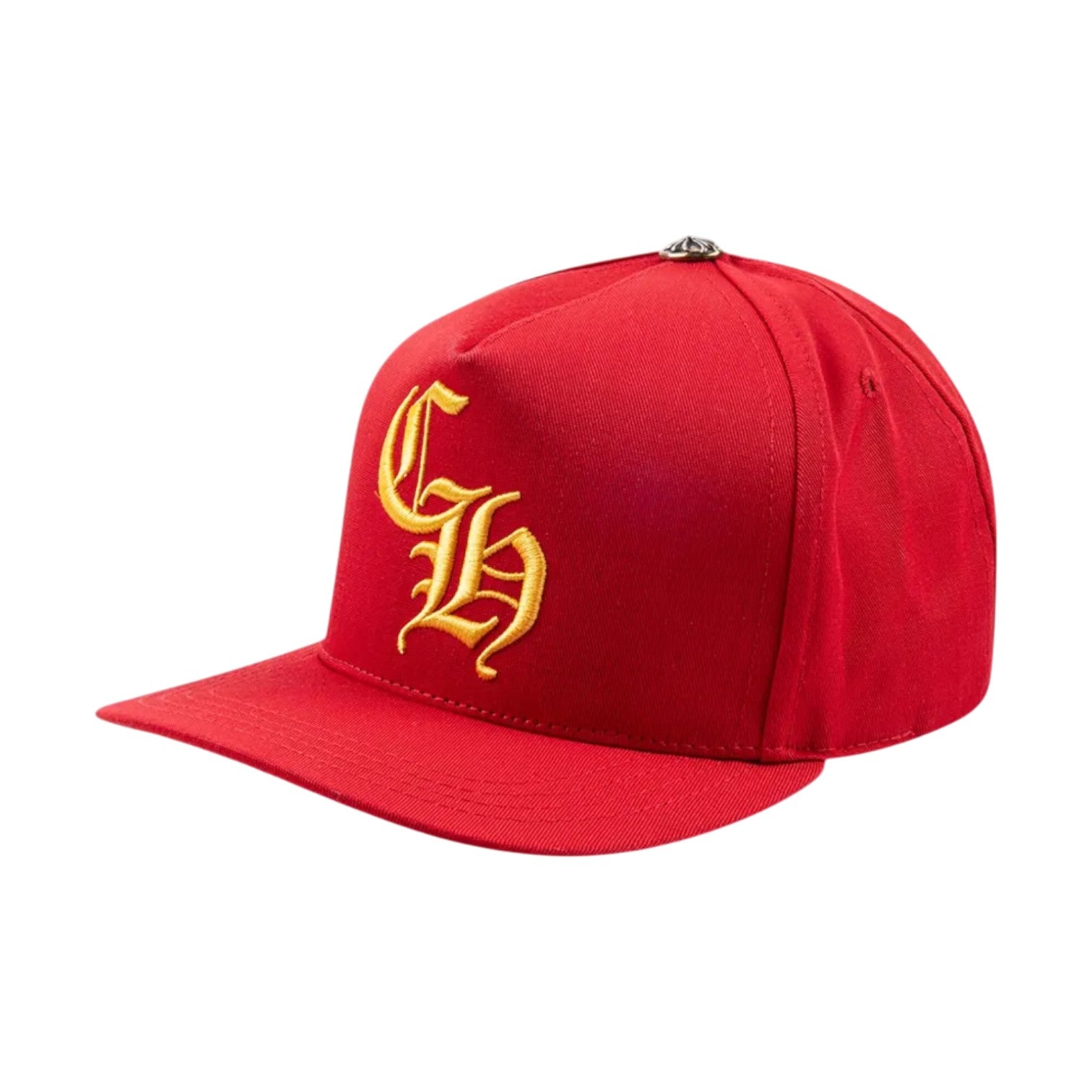 Chrome Hearts 'CH Logo' Red & Yellow Hat
