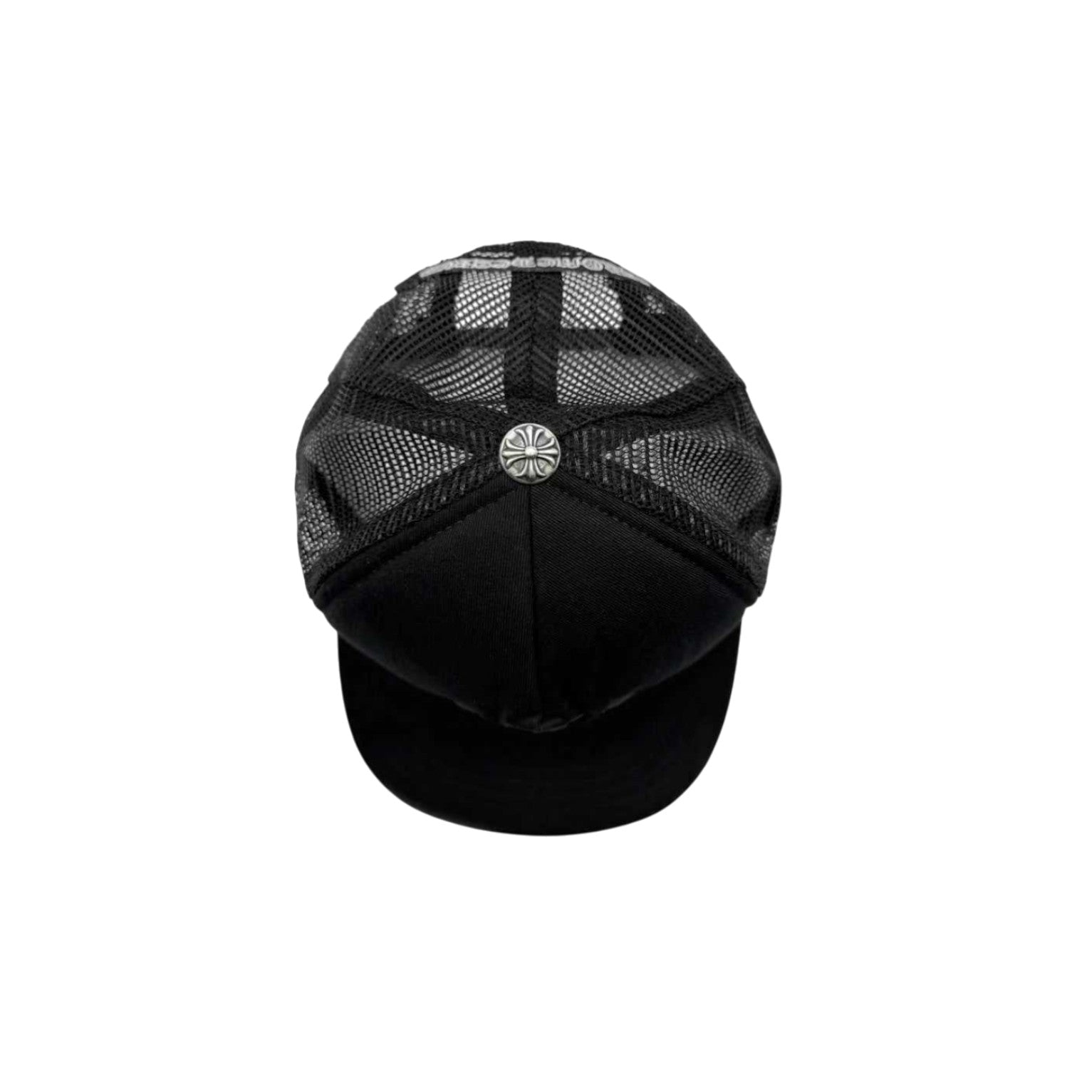 Chrome Hearts 'Cemetery' Black Trucker Hat