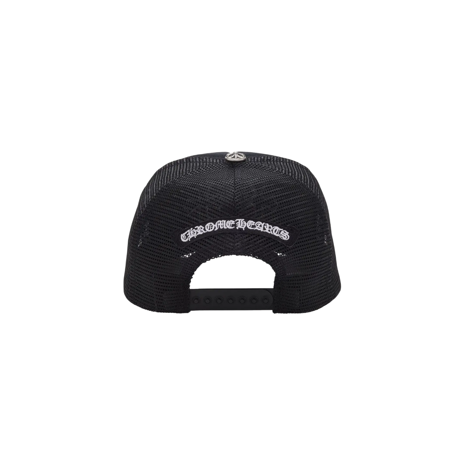 Chrome Hearts 'Cemetery' Pony Hair Black Trucker Hat