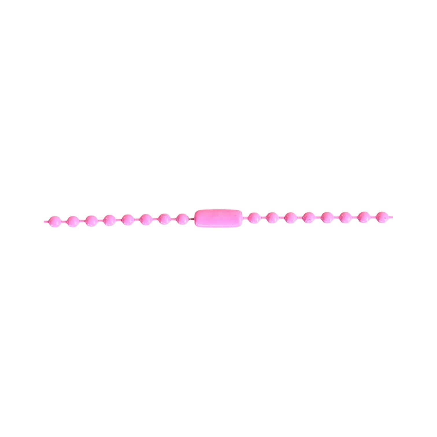 Chrome Hearts 'Crossball Charm' Pink Silicone Necklace