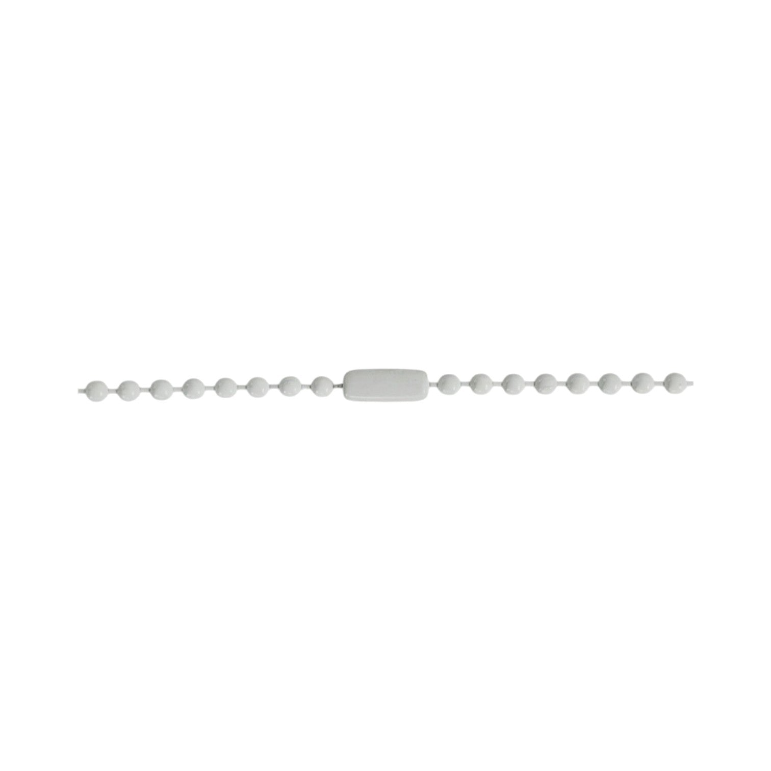 Chrome Hearts 'Crossball Charm' White Silicone Necklace