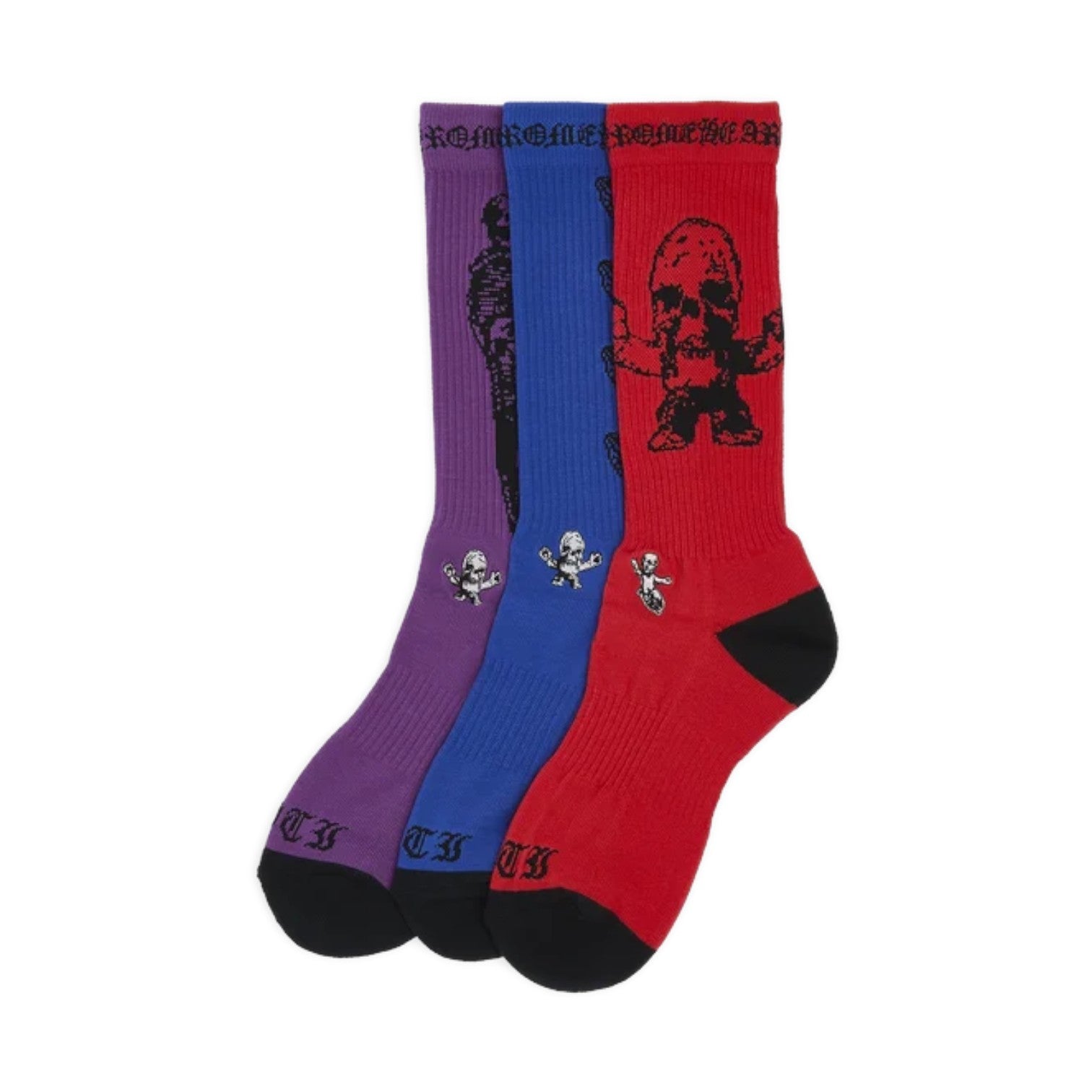 Chrome Hearts 'FOTI' Assorted Color Socks #1