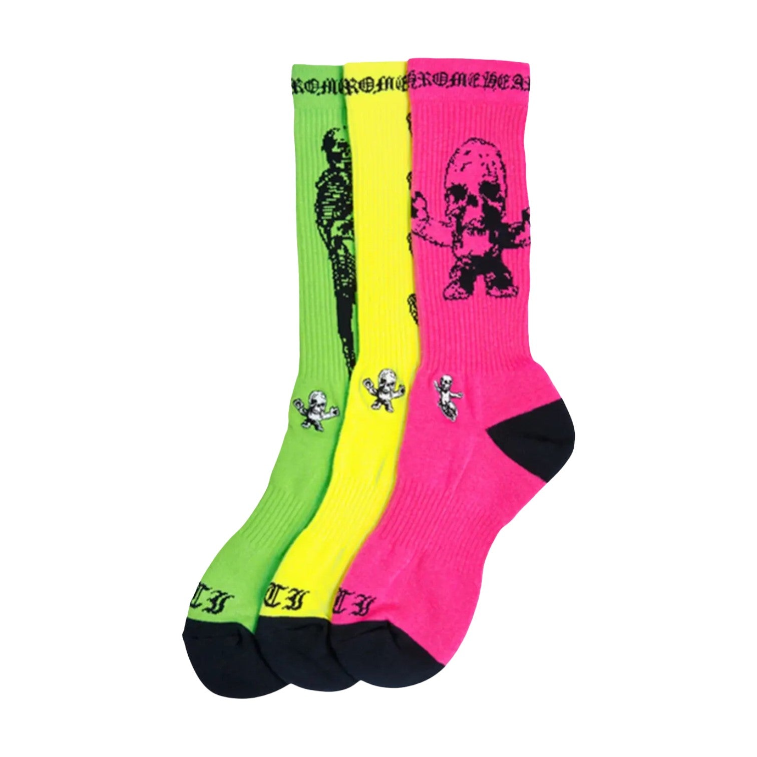 Chrome Hearts 'FOTI' Assorted Color Socks #2