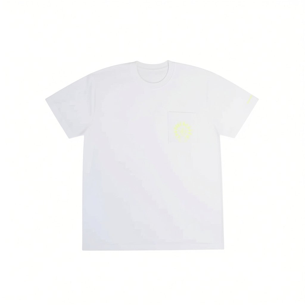 Chrome Hearts 'Horseshoe' White & Neon Tee
