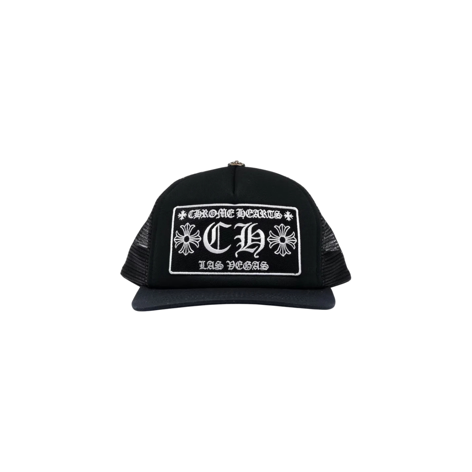 Chrome Hearts 'CH Las Vegas' Black Trucker Hat