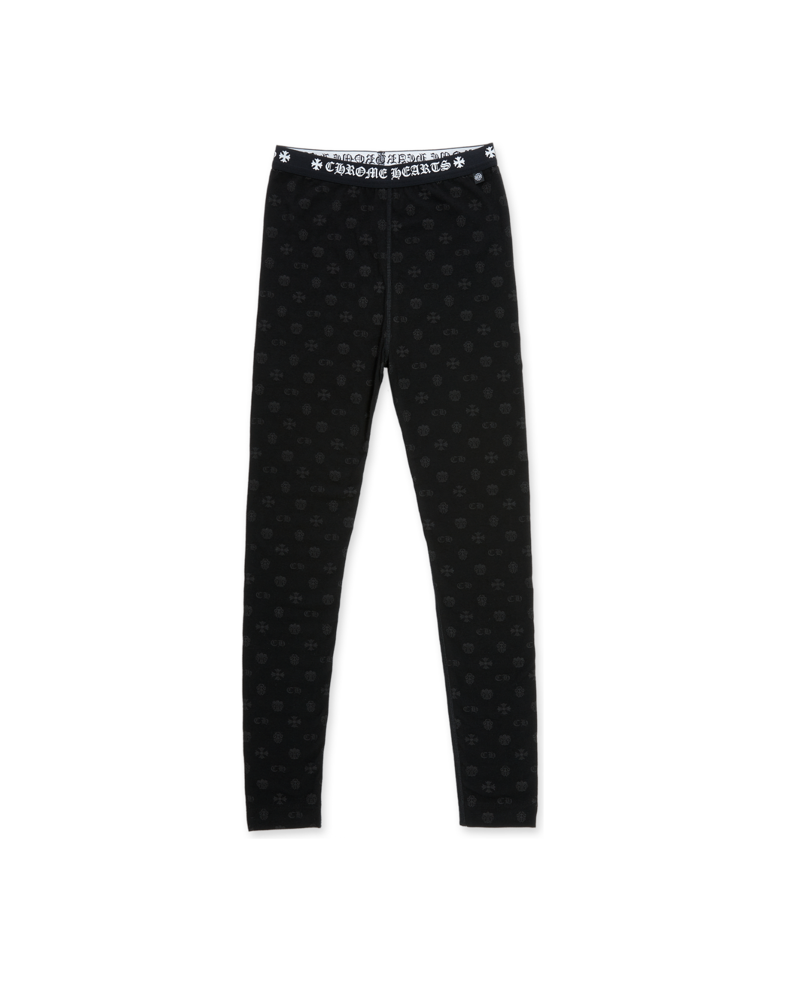 Chrome Hearts 'Logo' Black & Grey Leggings