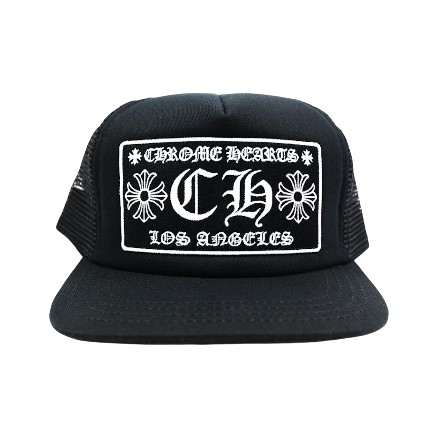Chrome Hearts 'Los Angeles' Black Trucker Hat