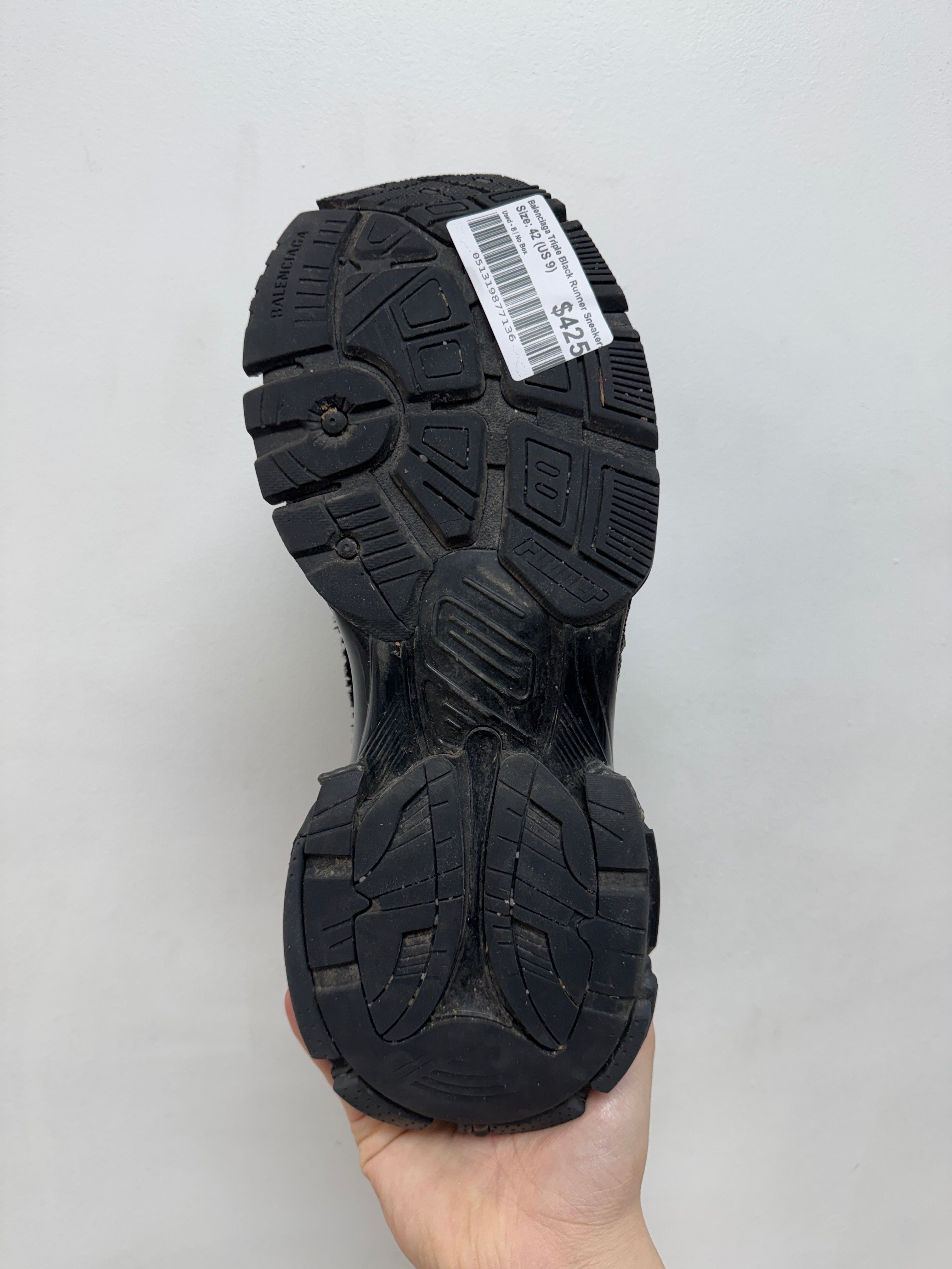 Balenciaga Triple Black Runner Sneakers
