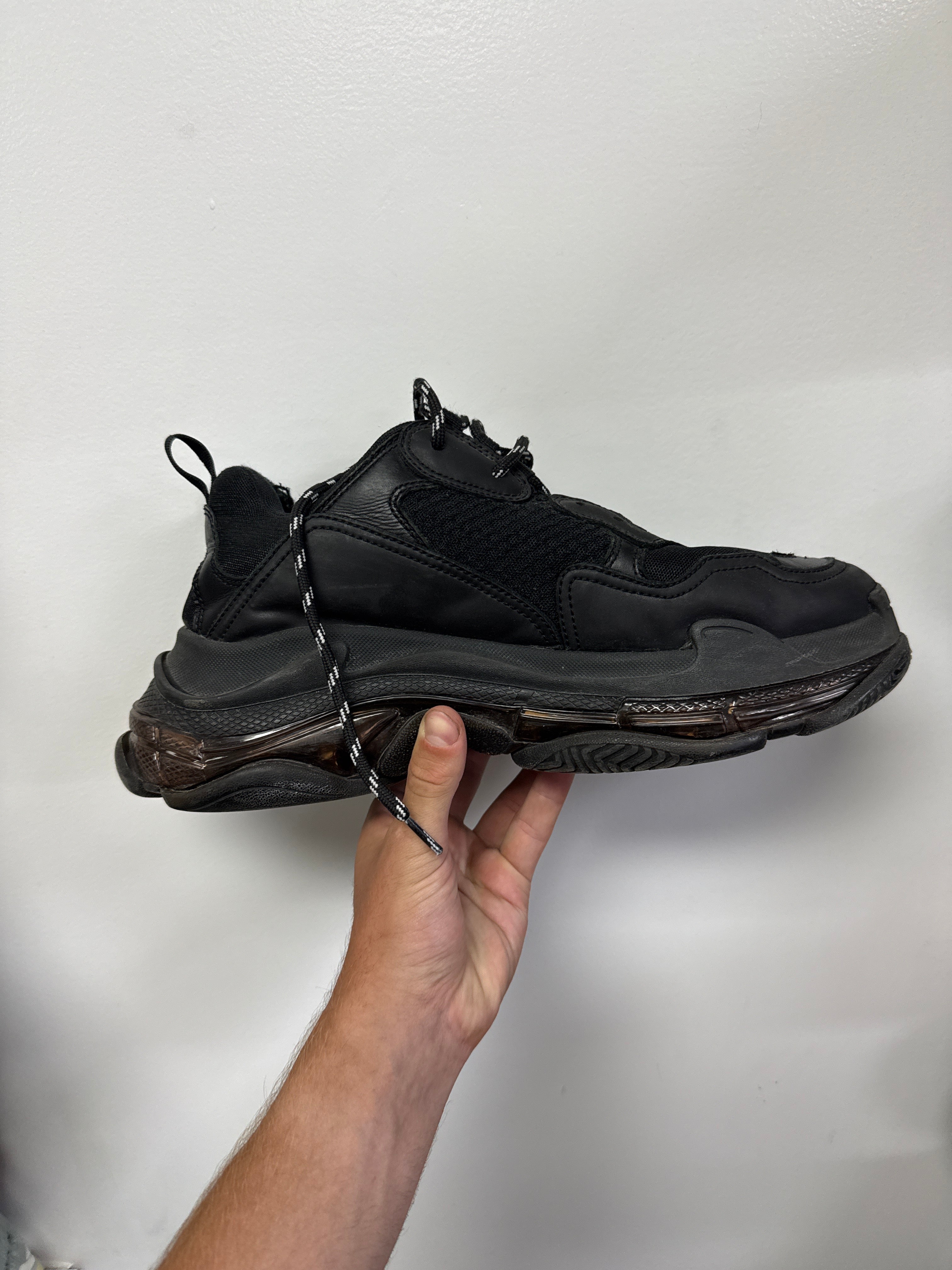 Balenciaga Black Triple S Sneakers