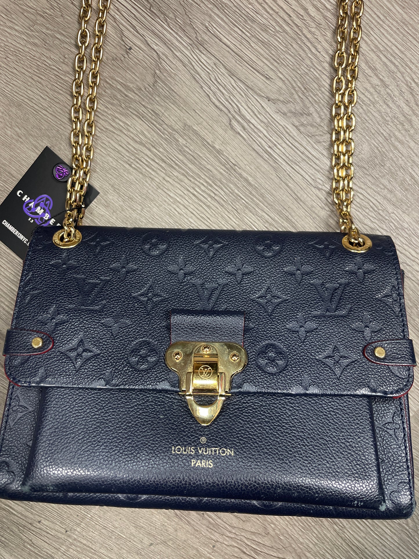 Louis Vuitton Navy Monogram Vavin (PM) Bag