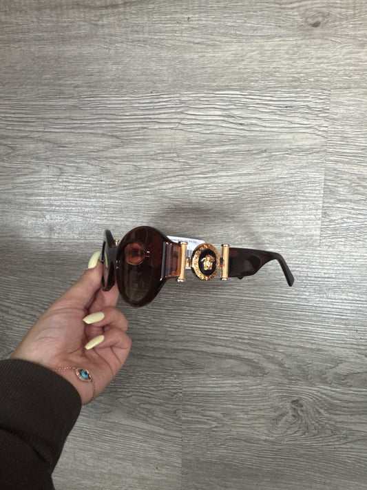 Versace Sunglasses Brown gold Used No Box