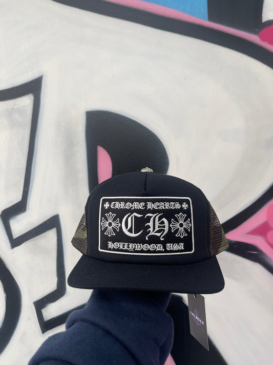 Chrome Hearts CH Cap Black Camo New OS N/A