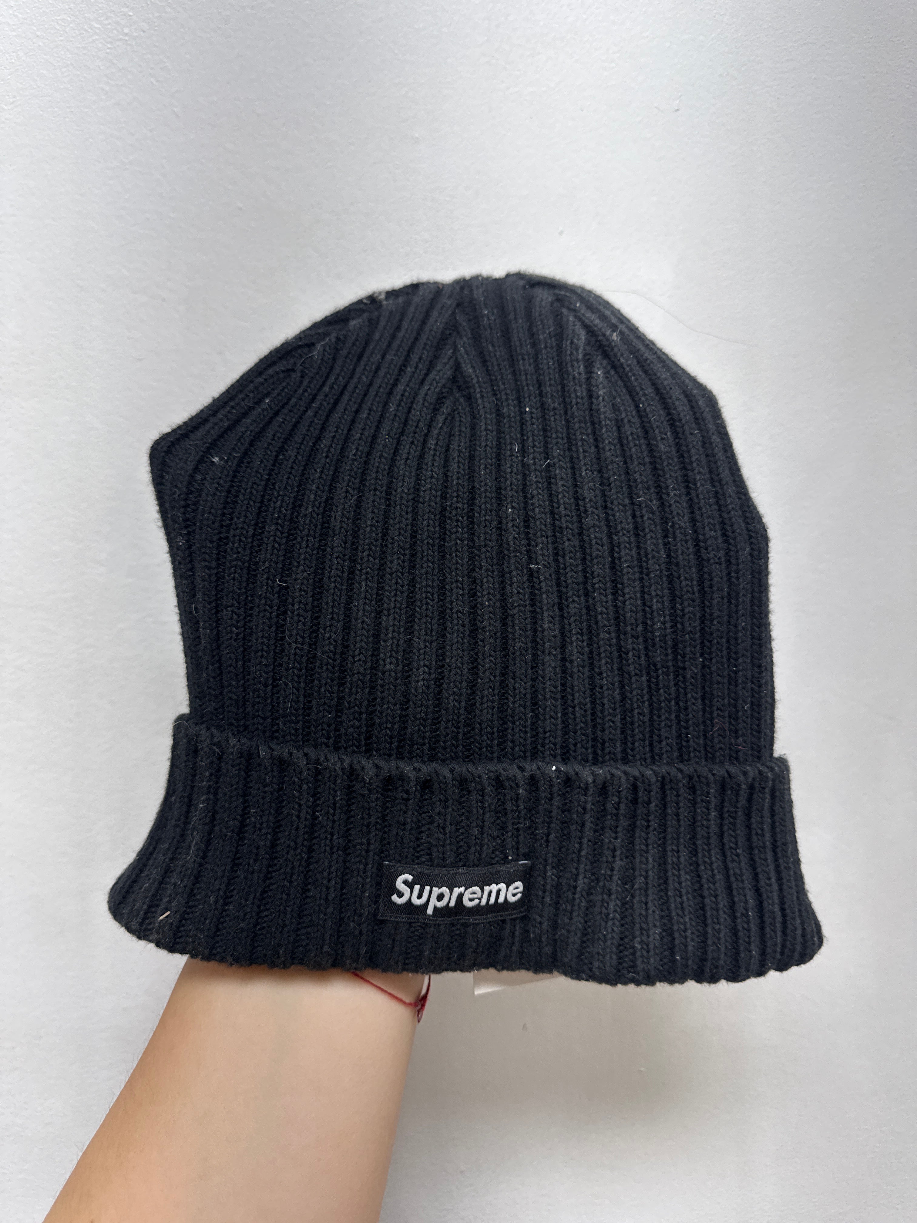 Supreme Black Small Box Logo Beanie
