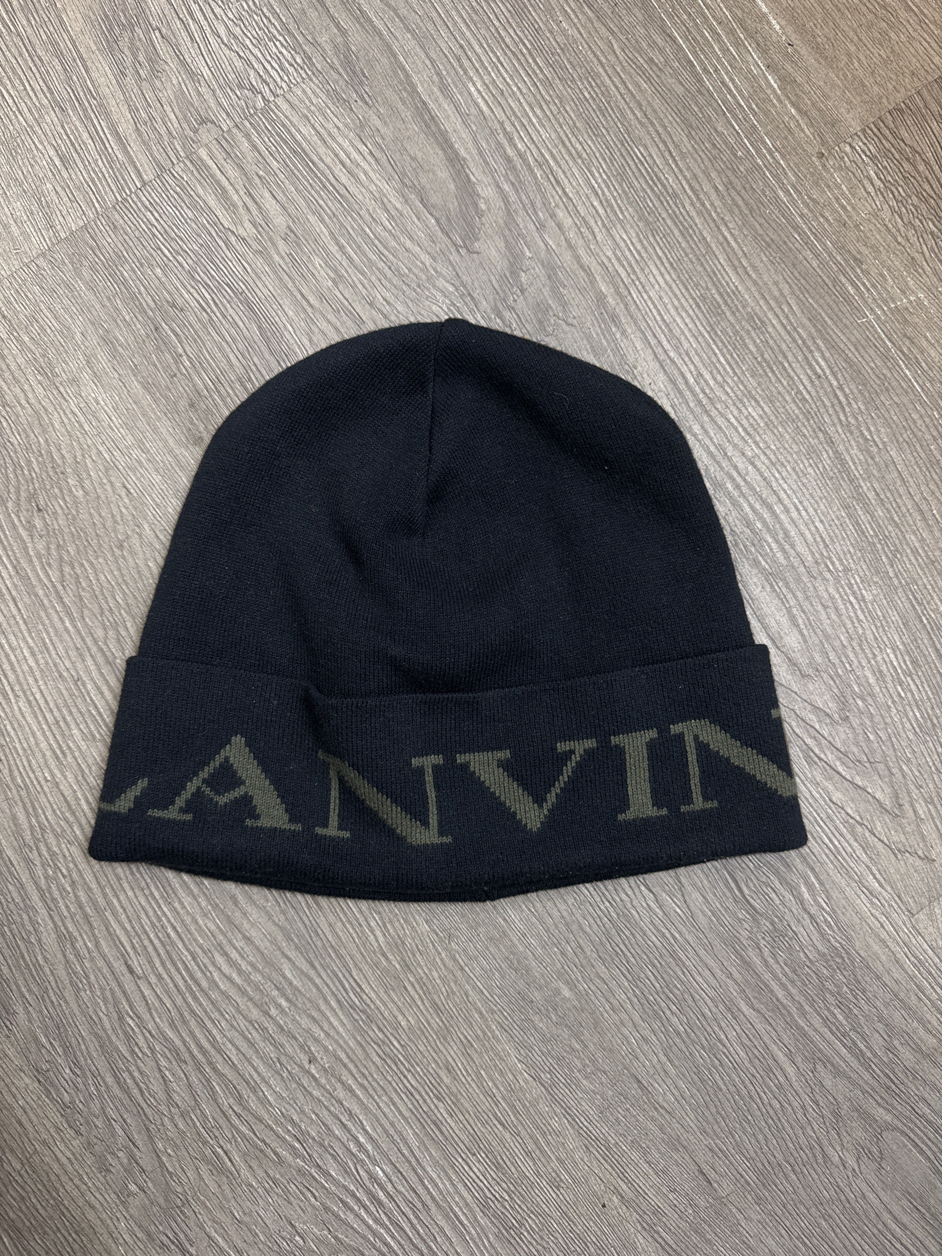 Lanvin Black Olive Classic Beanie