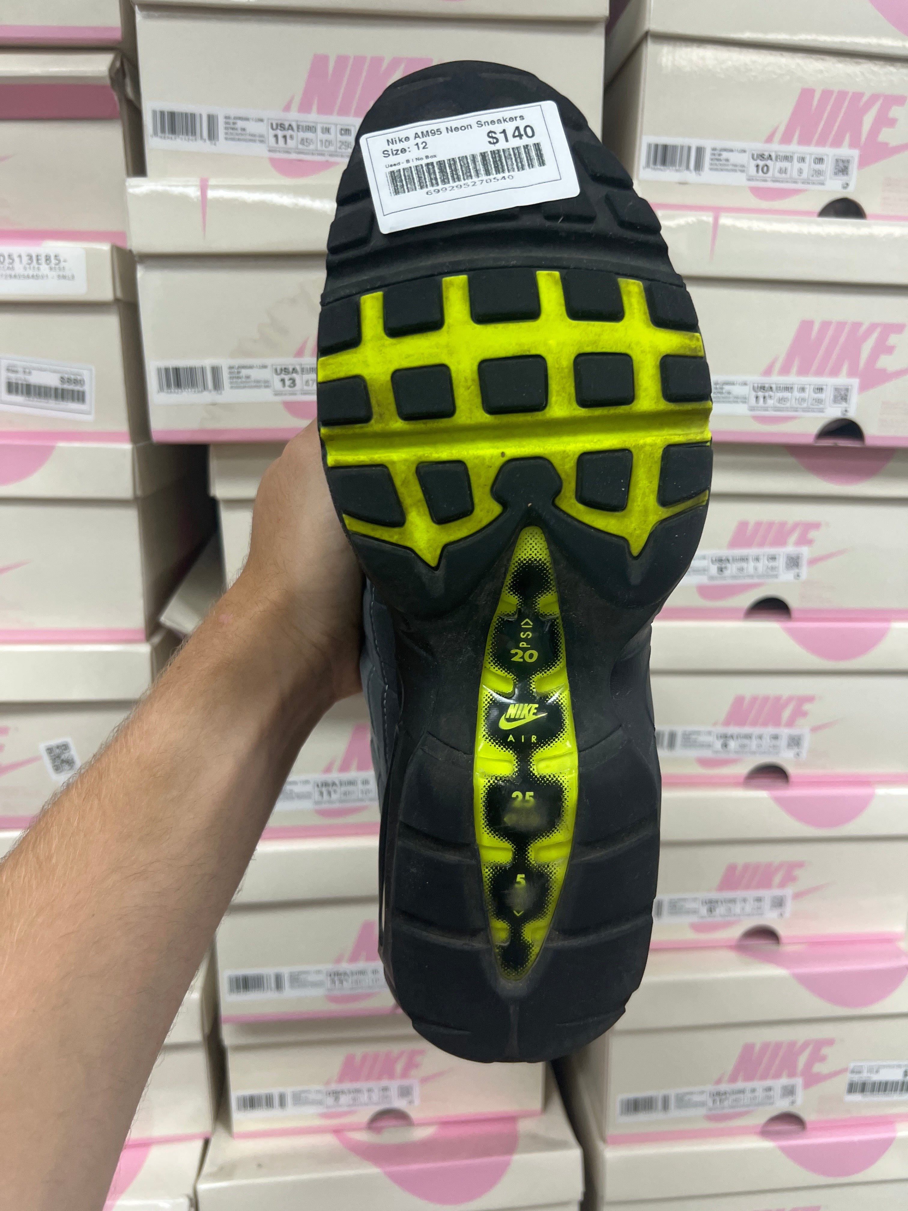 Nike AM95 Neon Sneakers