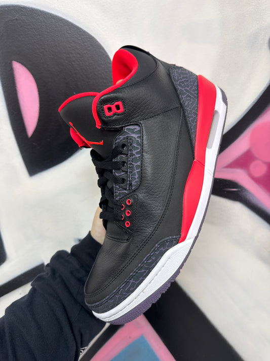 Jordan 3 Crimson Sneakers
