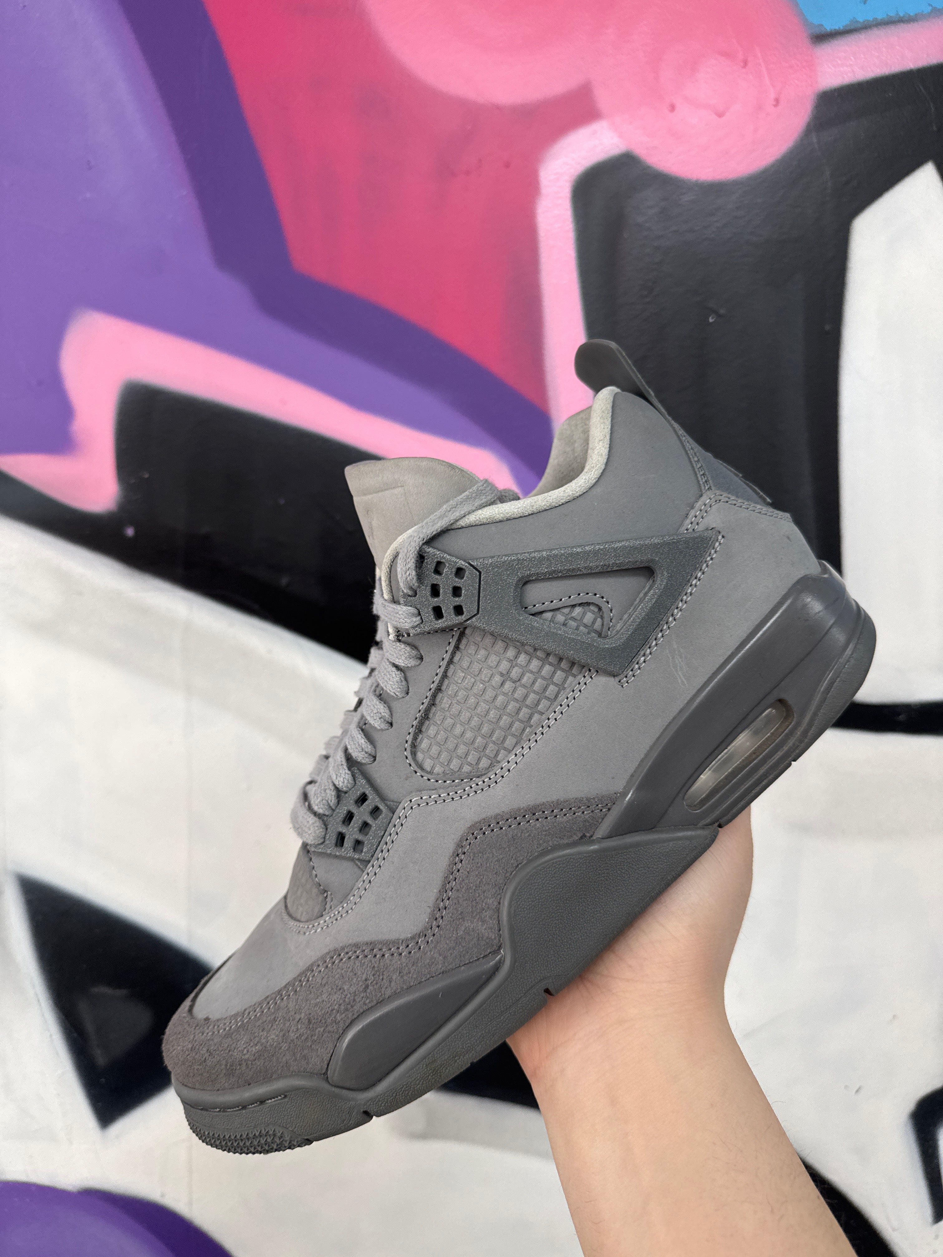 Jordan 4 Wet Cement Sneakers