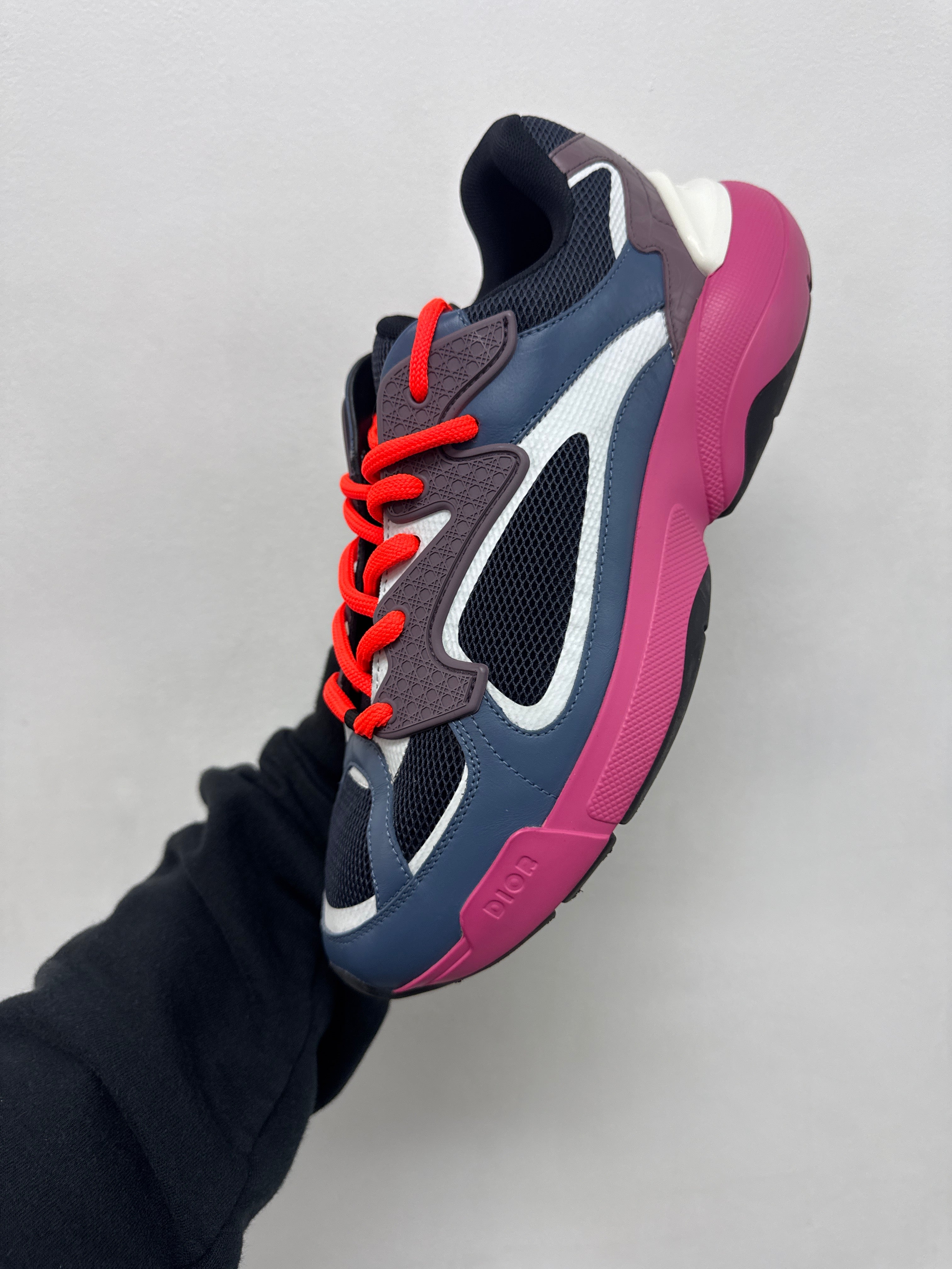 Dior Navy Pink B24 Sneakers