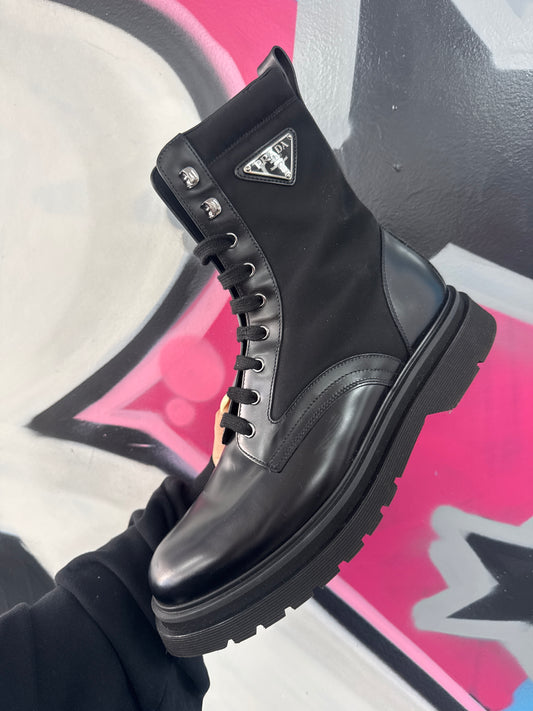 Prada Mens High Top Boots (9P) Used With Box