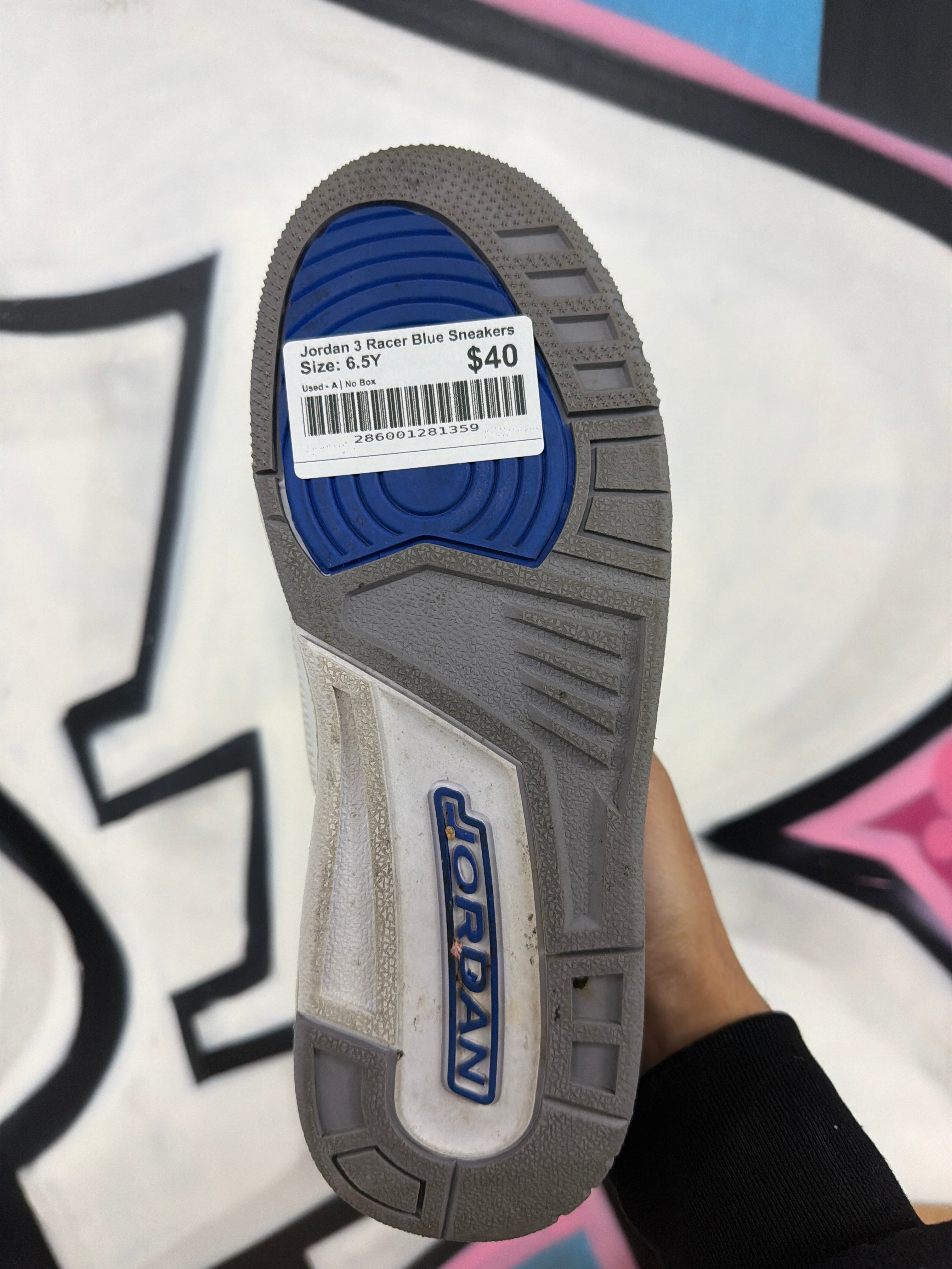 Jordan 3 Racer Blue Sneakers