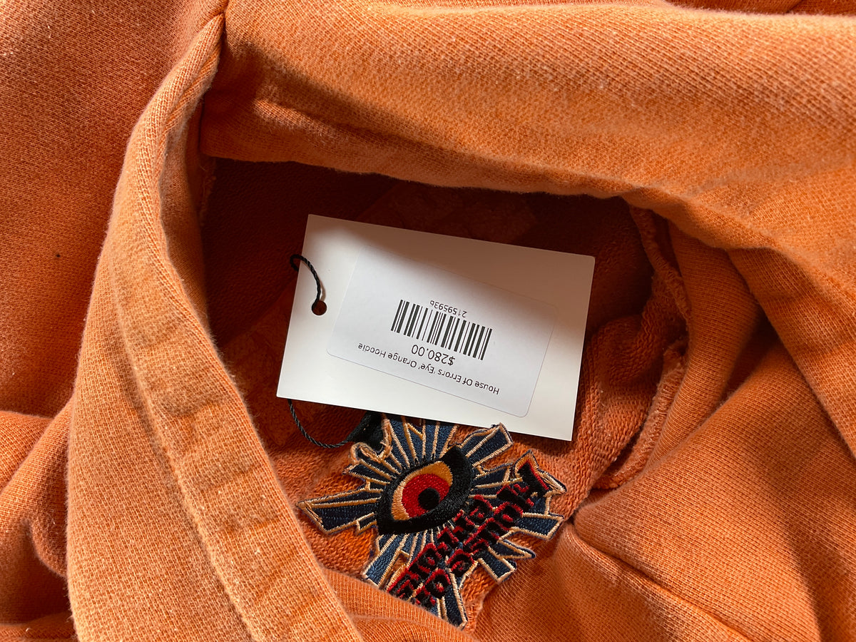 House Of Errors 'Eye' Orange Hoodie