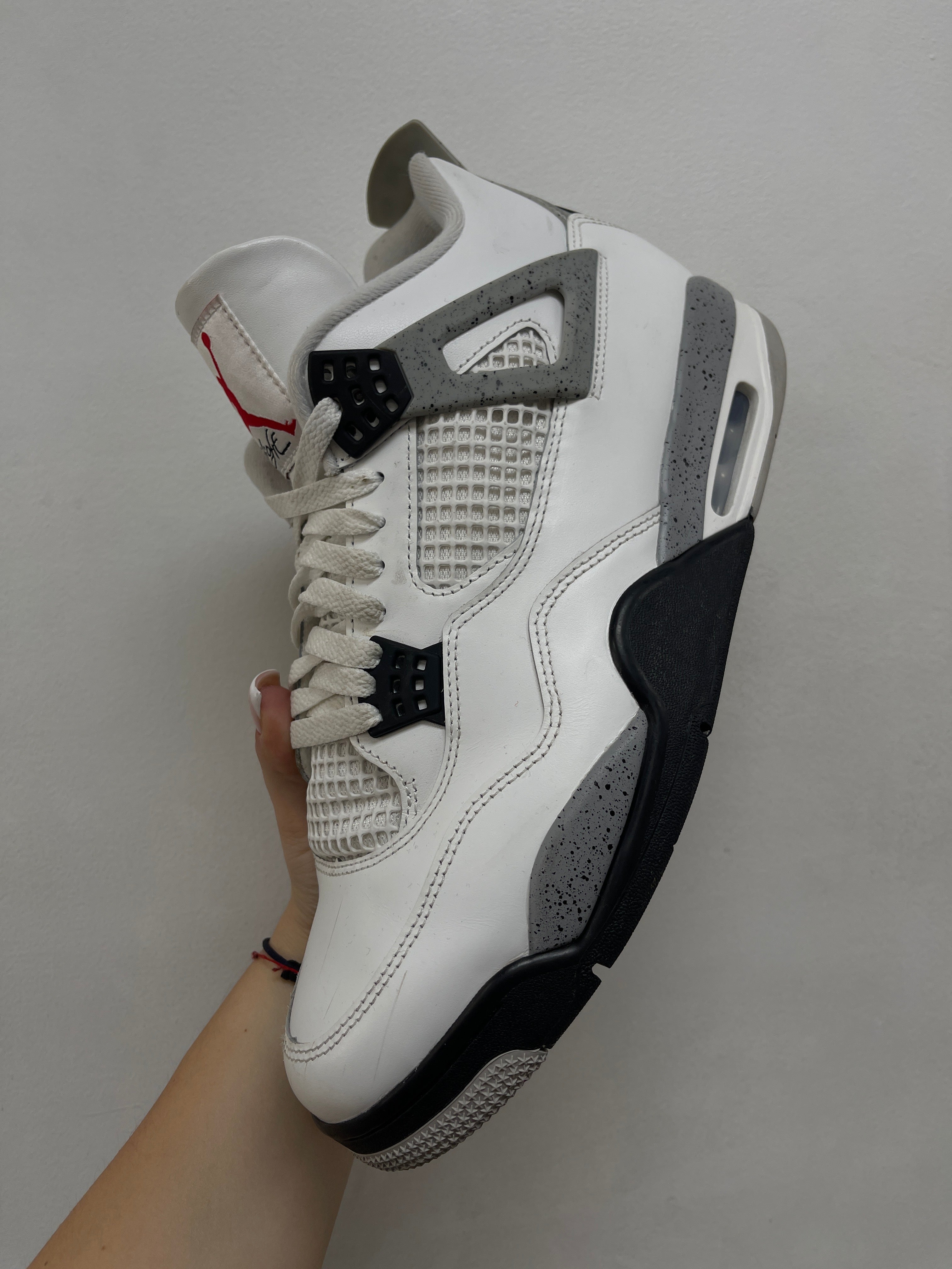 Jordan 4 White Cement Sneakers