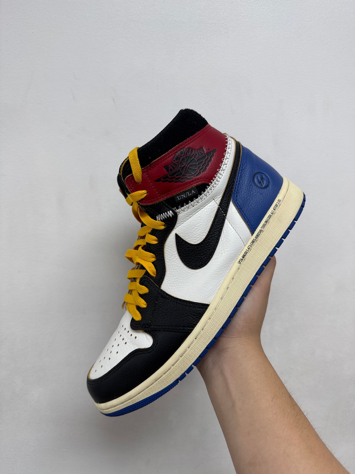 Jordan 1 Union Fragment Sneakers