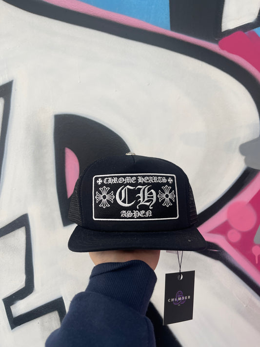 Chrome Hearts CH Cap Black Aspen New OS N/A