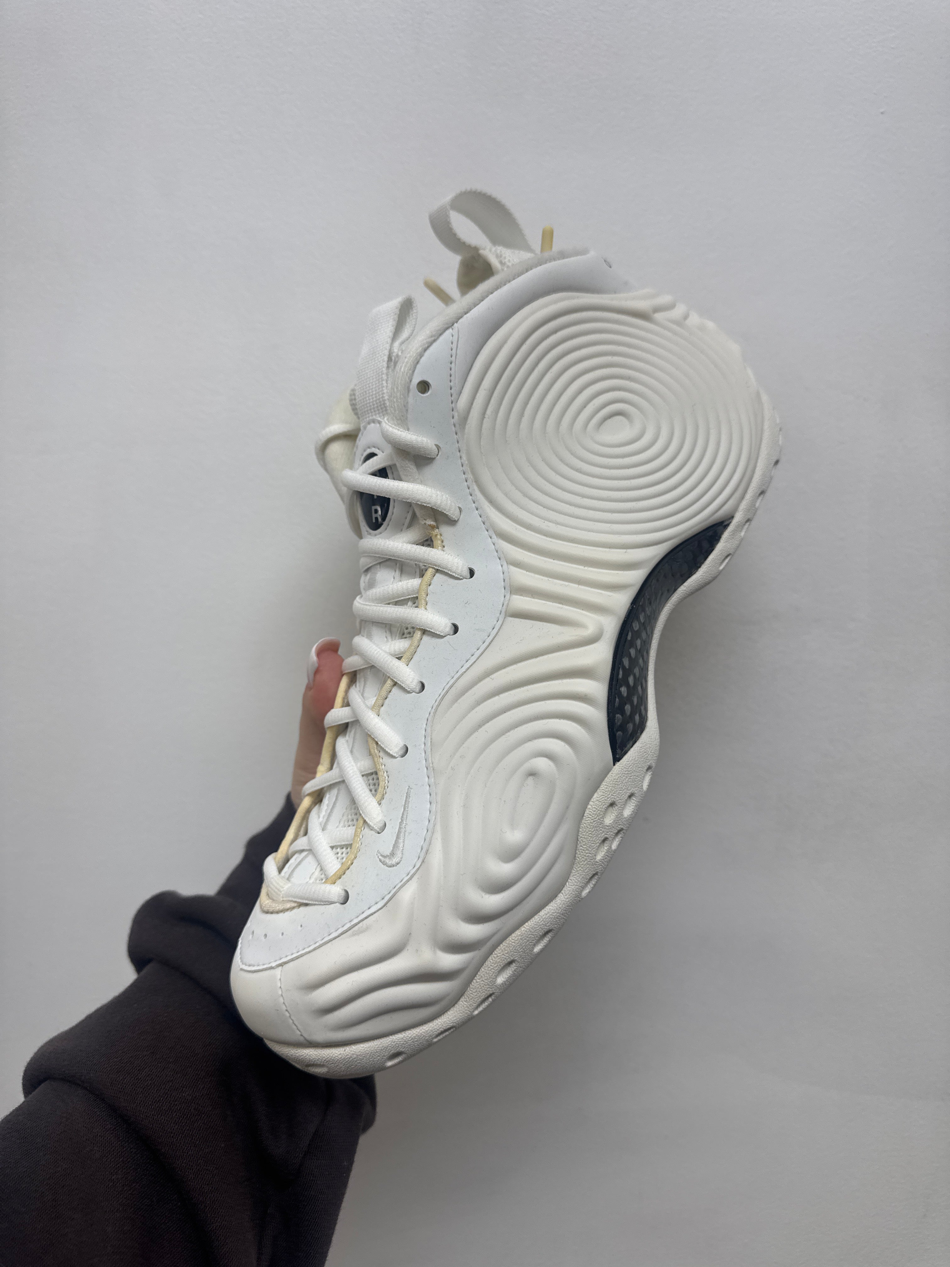 Nike CDG White Foamposite Sneakers
