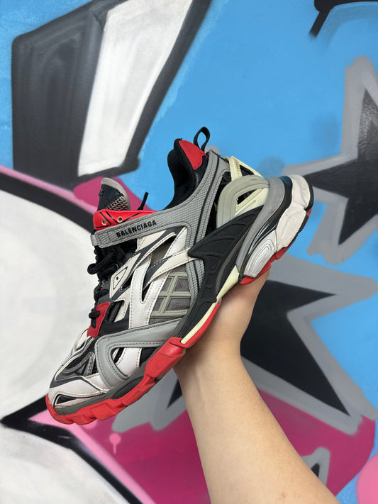 Balenciaga Track 2 Grey Red Sneakers