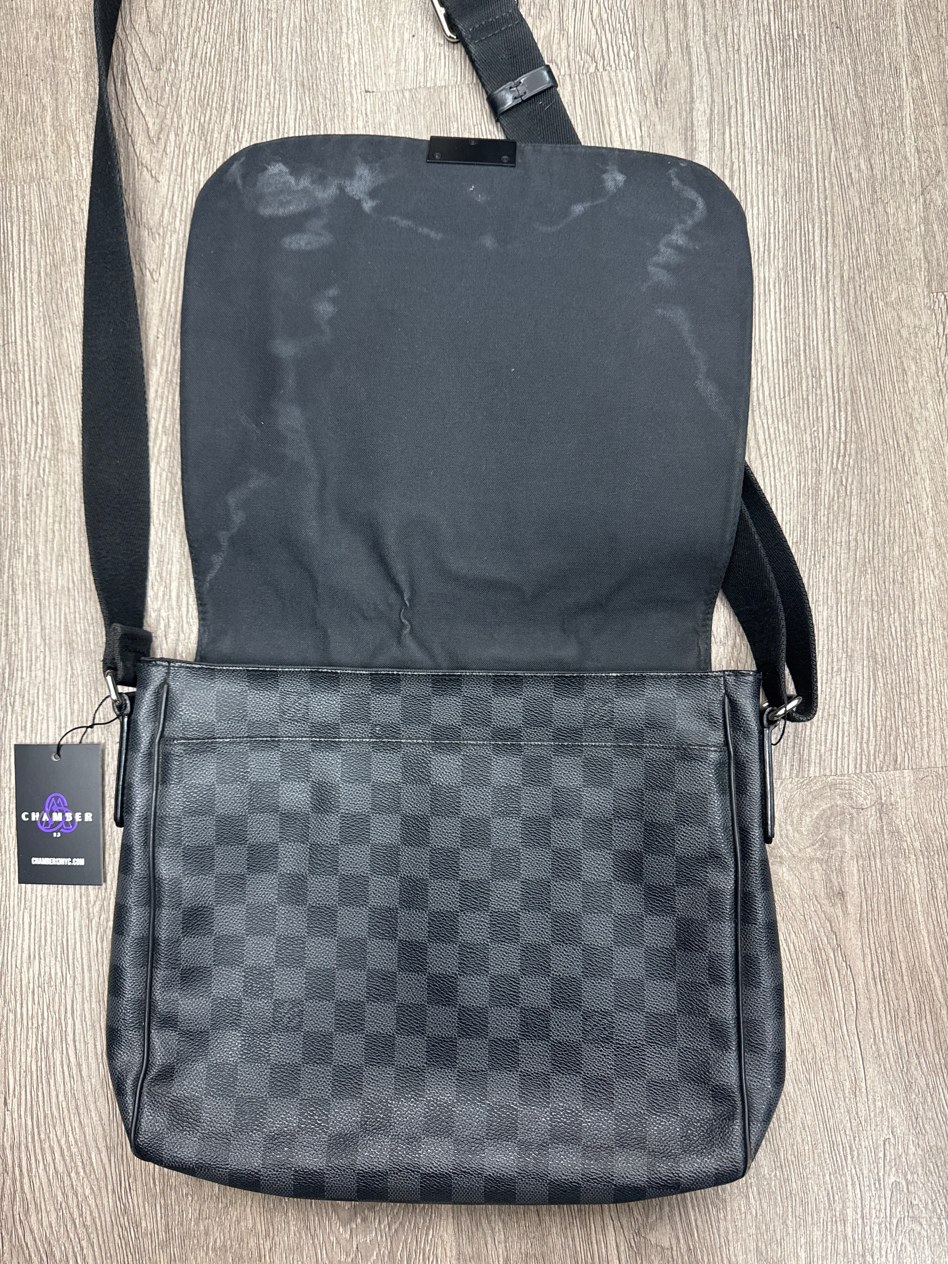 Louis Vuitton Black Damier Graphite Bag