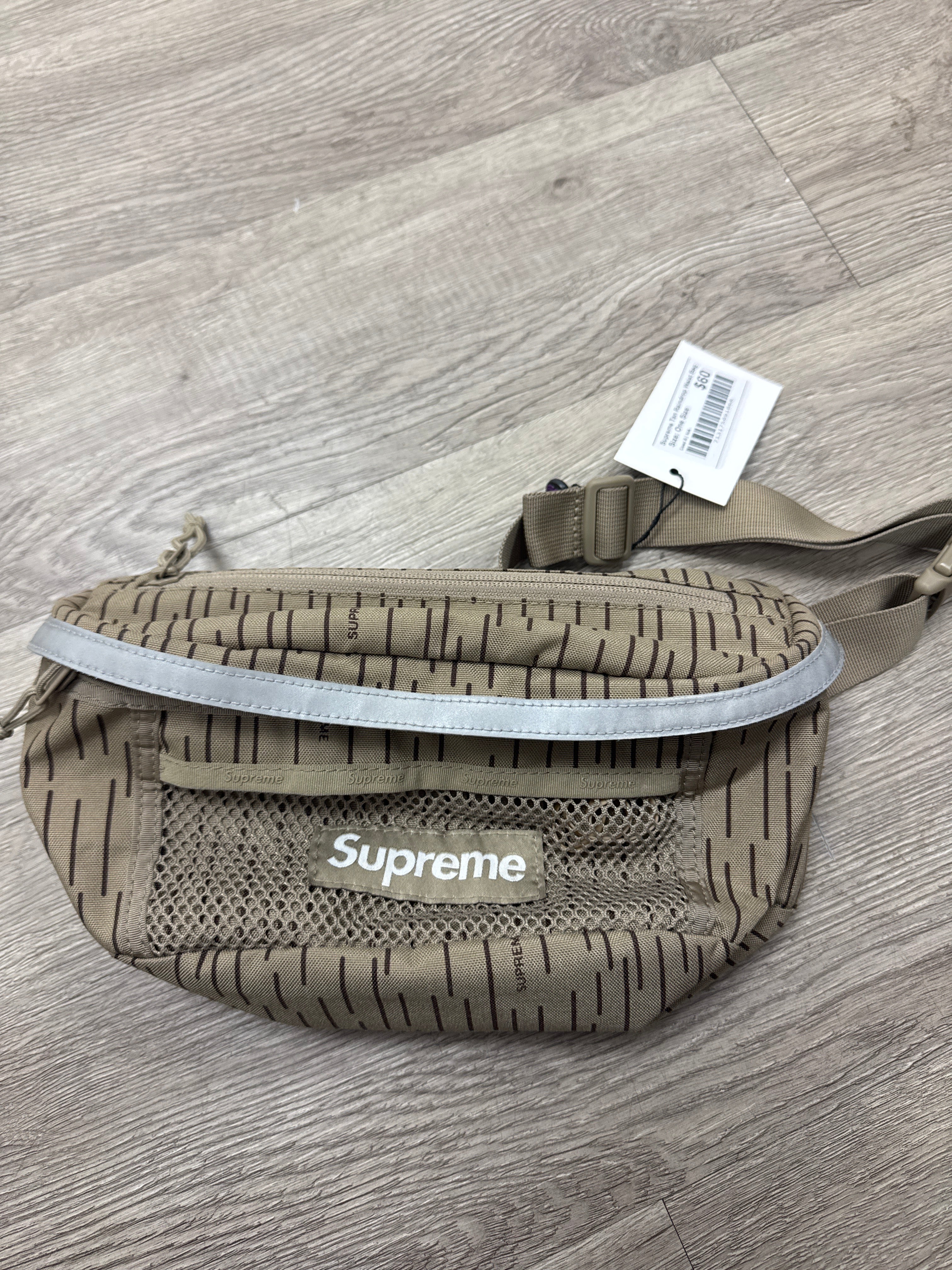 Supreme Tan Raindrop Waist Bag