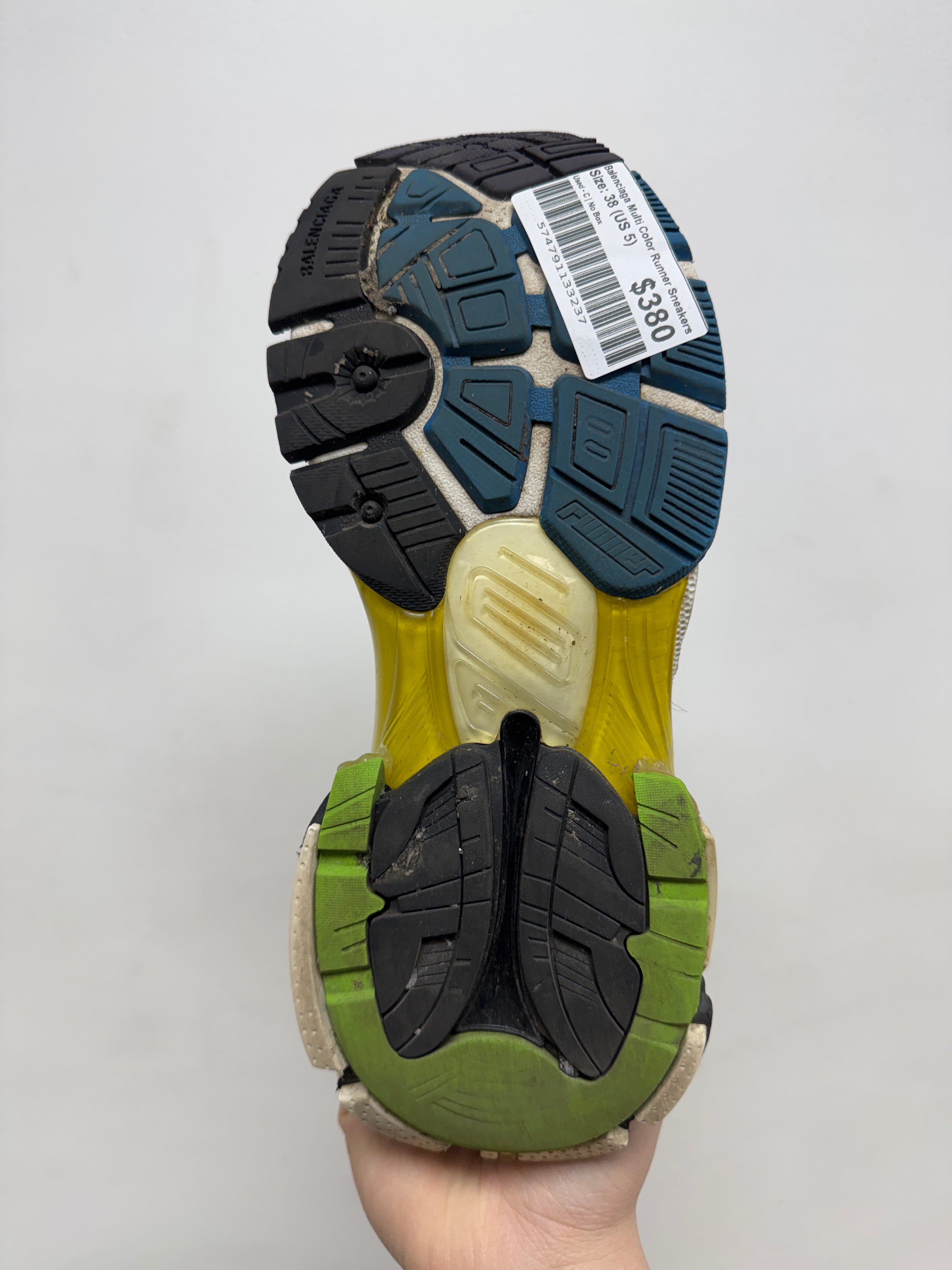 Balenciaga Multi Color Runner Sneakers