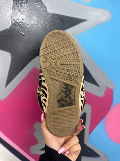 Lanvin Curb Leopard Used 39 (US 6) No Box