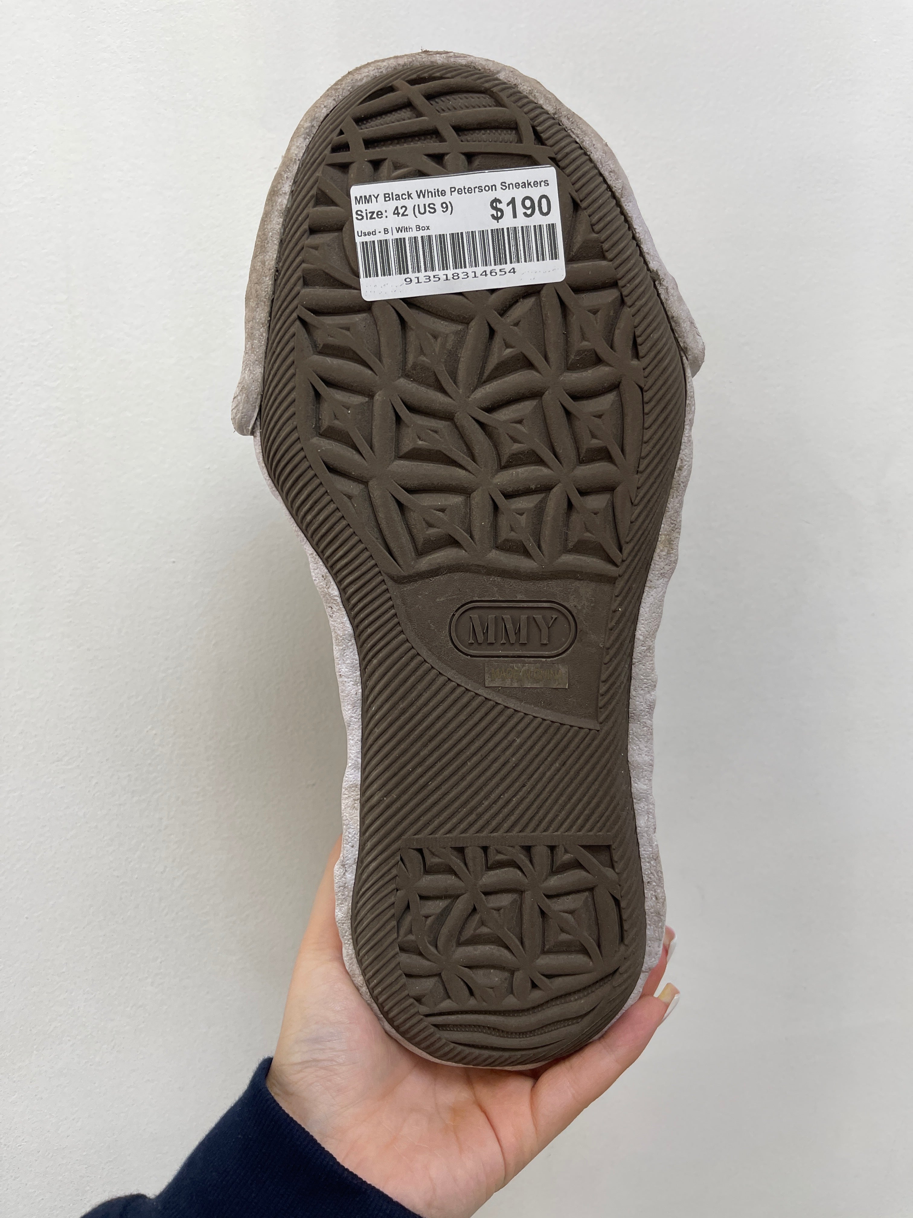 MMY Black White Peterson Sneakers