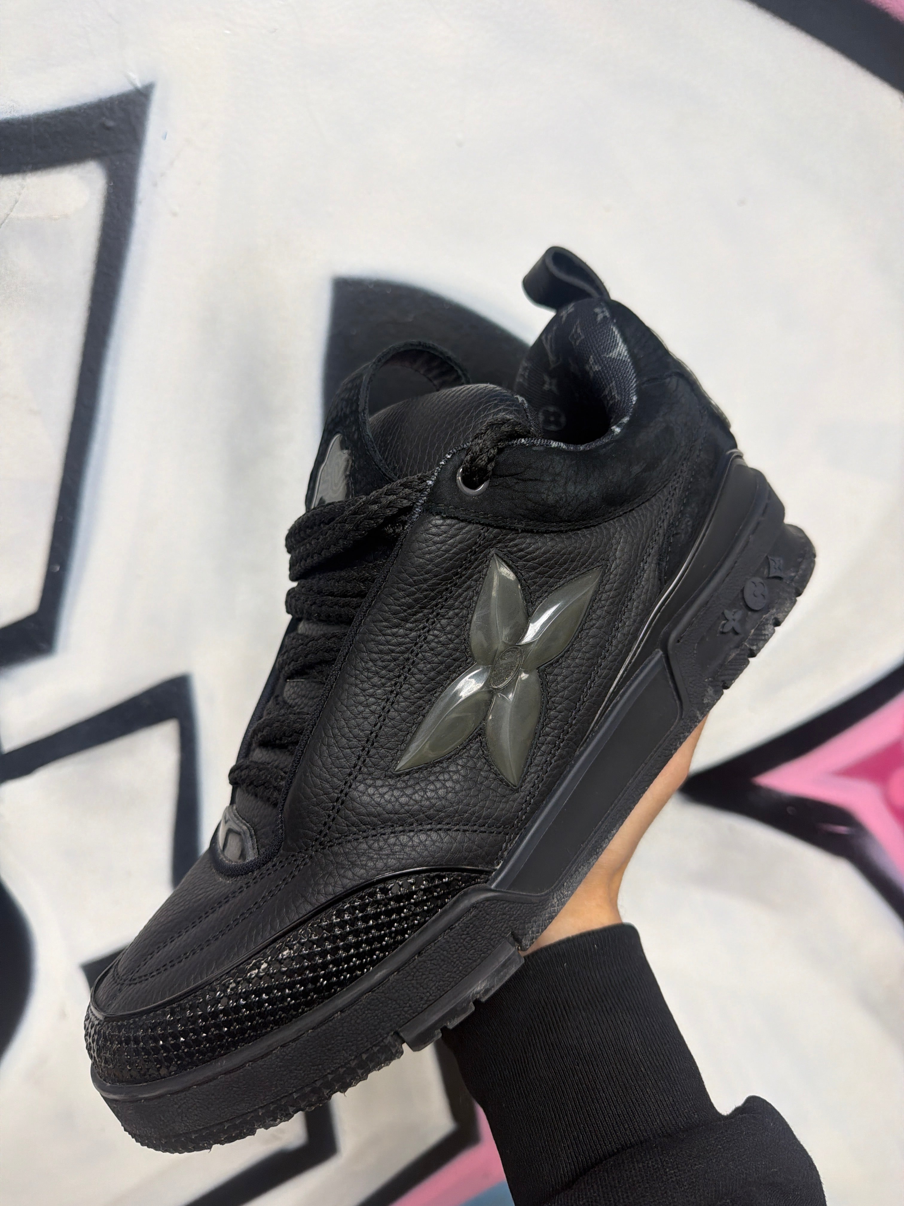 Louis Vuitton Black Skate Sneakers