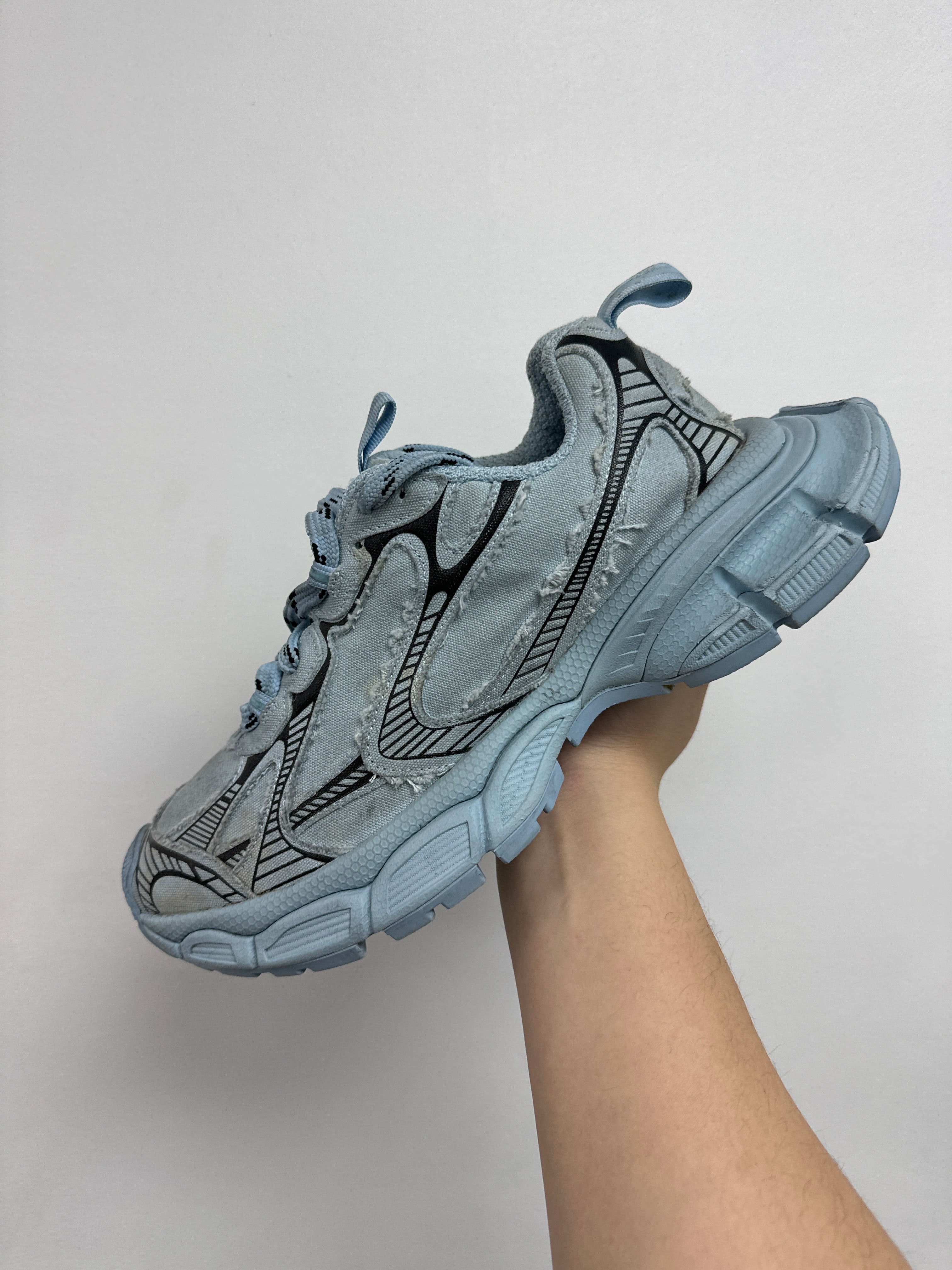 Balenciaga 3XL Baby Blue Sneakers
