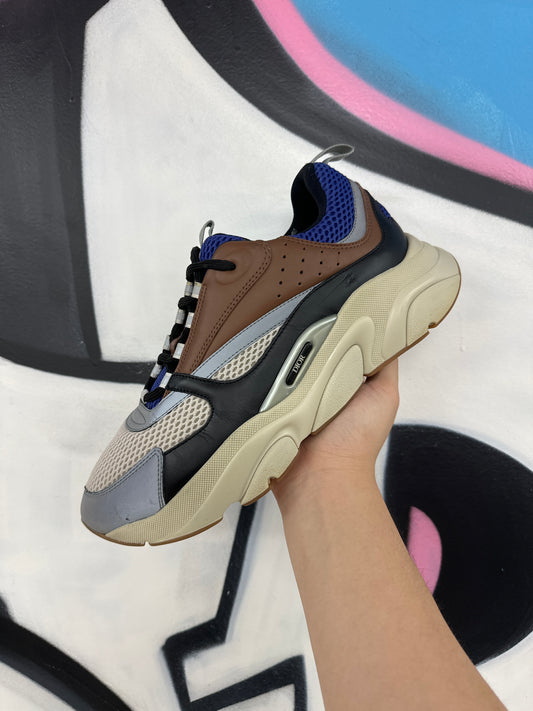 Dior B22 Brown Navy Used 44 (US 11) No Box (No Insoles)