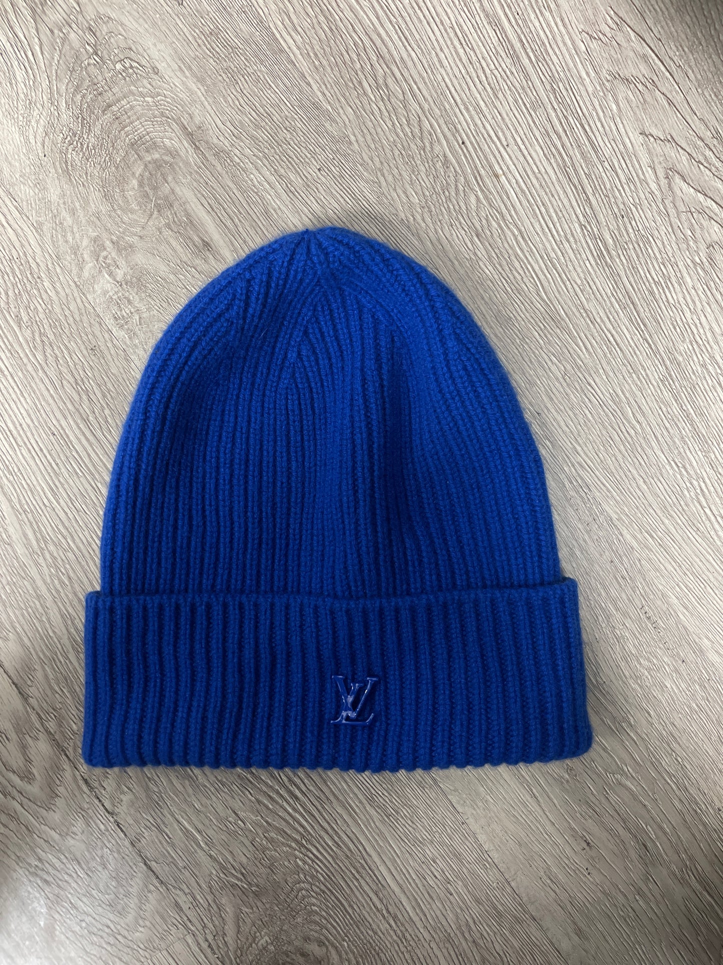 LV Beanie Royal Blue Used One Size N/A